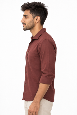 Burgundy Signature Shirt