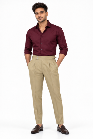 Beige Gurkha Pant