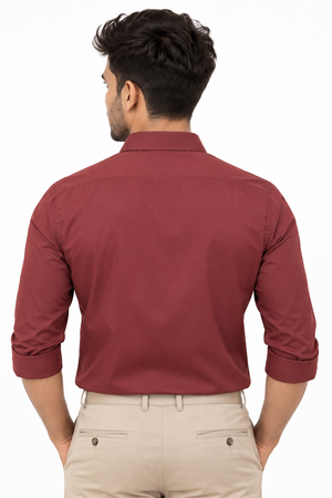 Red Plain Shirt