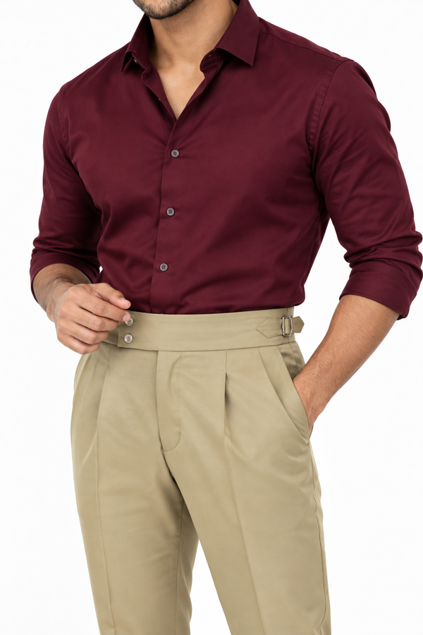 Beige Gurkha Pant