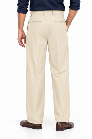 Beige Korean Trouser
