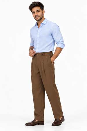 Dark Brown Korean Trouser