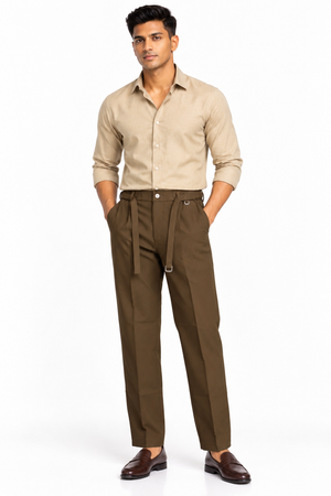 Dark Brown Korean Pant