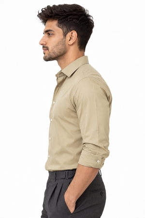 Mustard Plain Shirt