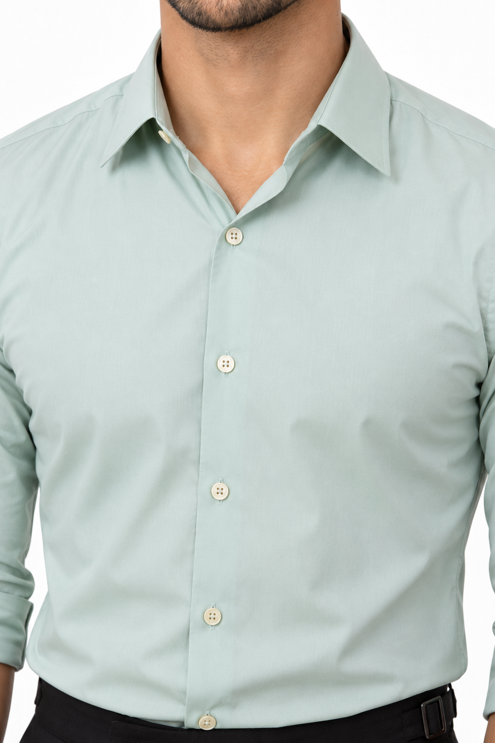 Light Green Plain Shirt