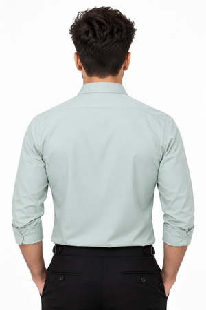 Light Green Plain Shirt
