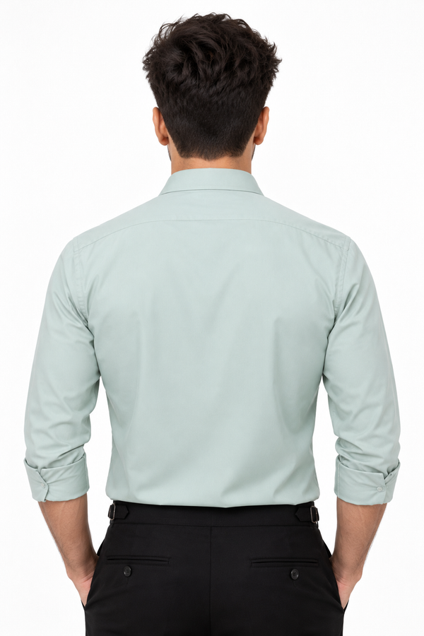 Light Green Plain Shirt