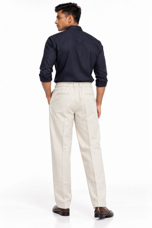 Off White Korean Pant