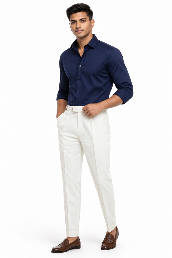 White Formal Pant