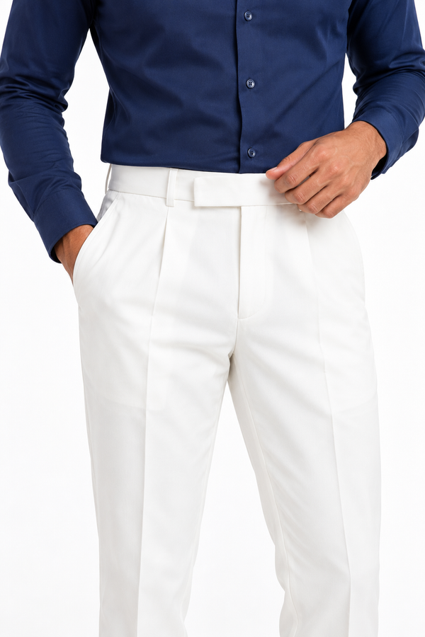 White Formal Pant