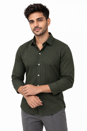 Green Stripe Shirt