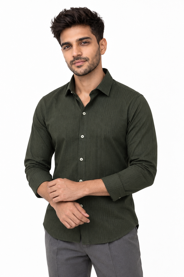 Green Stripe Shirt