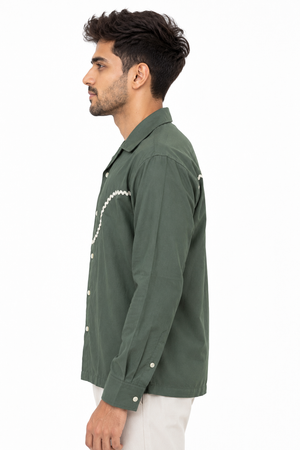 Olive Green Signature Shirt