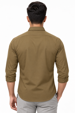 Brown Plain Shirt