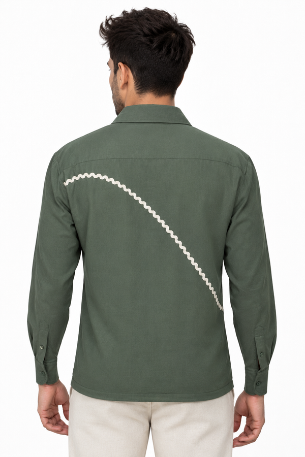 Olive Green Signature Shirt