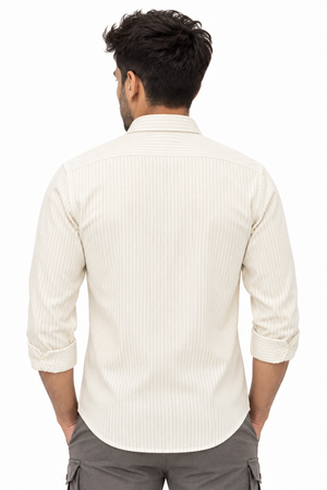 Off White Stripe Shirt