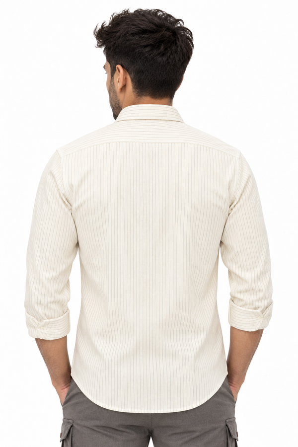 Off White Stripe Shirt