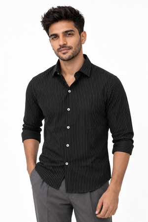 Black Stripe Shirt
