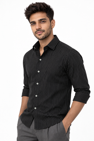 Black Stripe Shirt