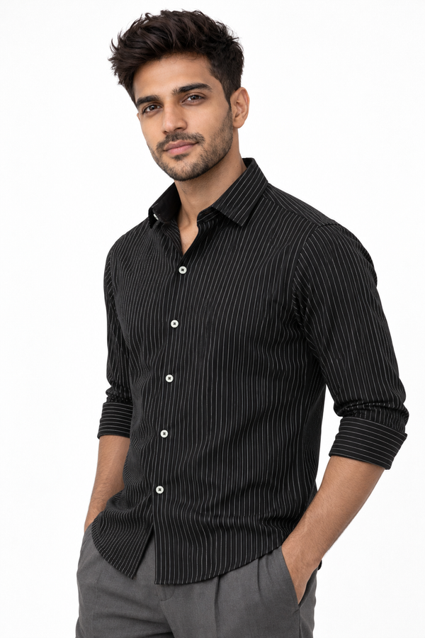 Black Stripe Shirt