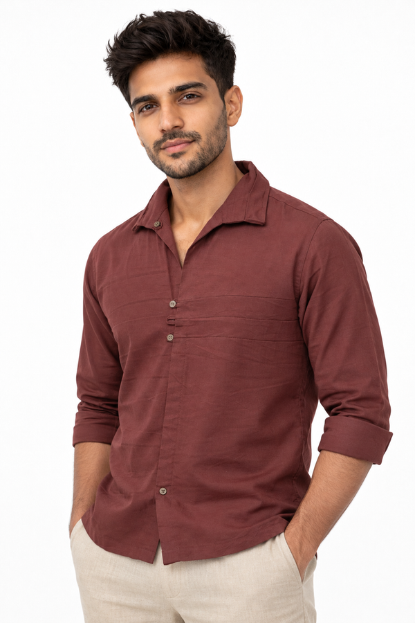 Burgundy Signature Shirt