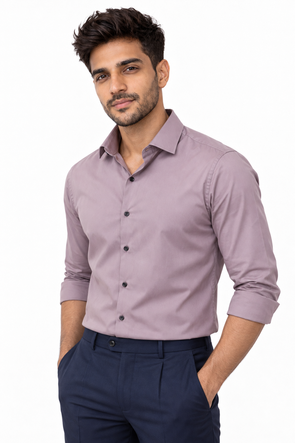 Peach Plain Shirt