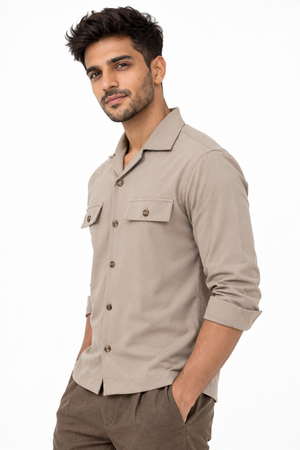 Light Brown Signature Shirt