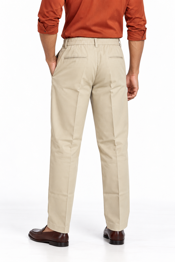 Cream Korean Pant