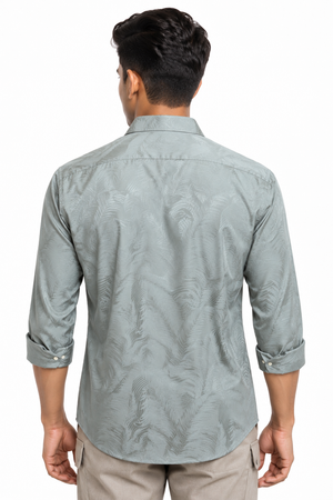 Grey Designer Party Wear