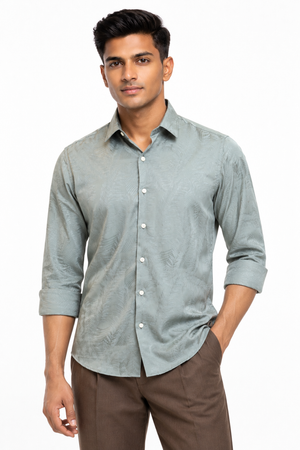 Grey Designer Party Wear