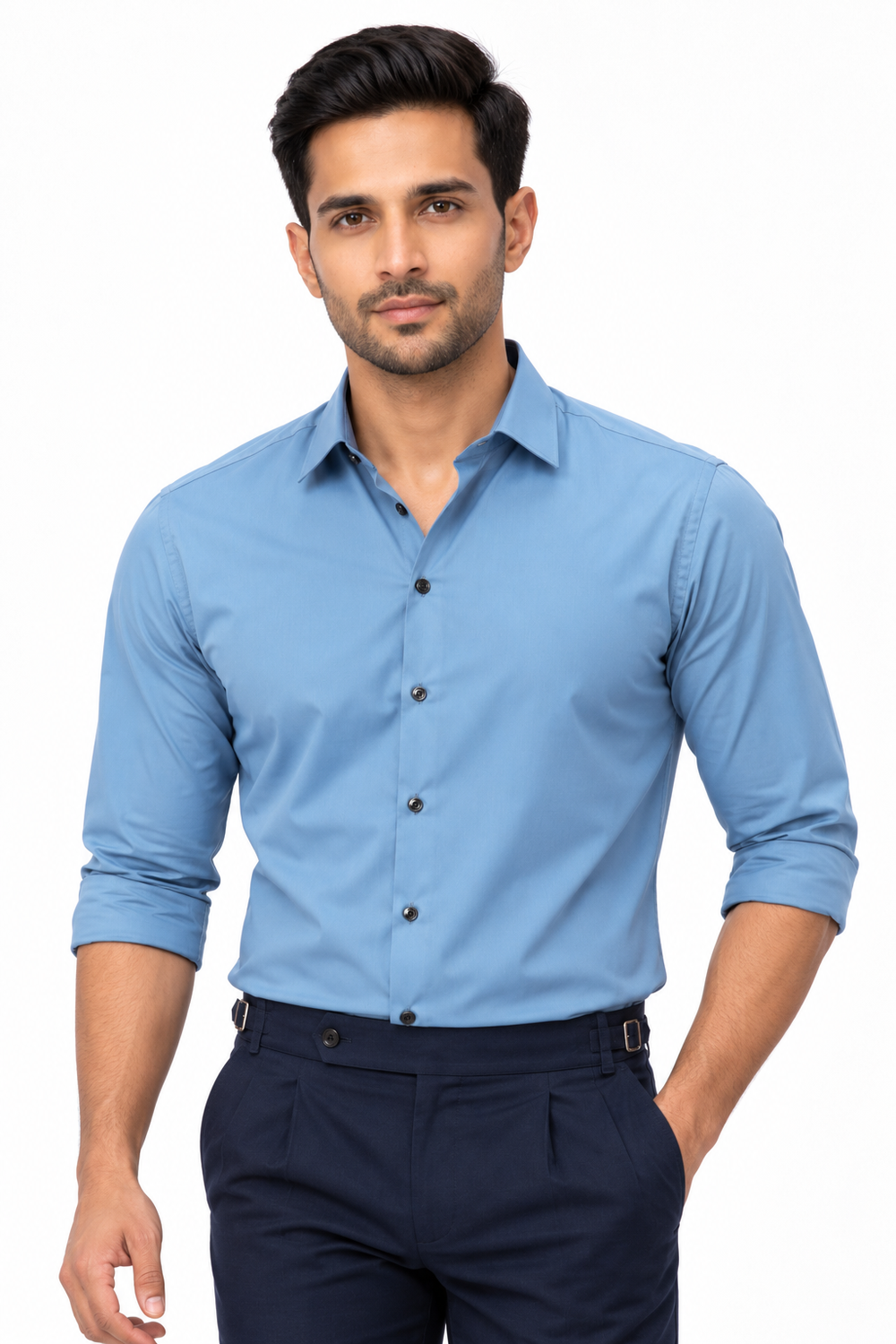 Light Blue Plain Shirt