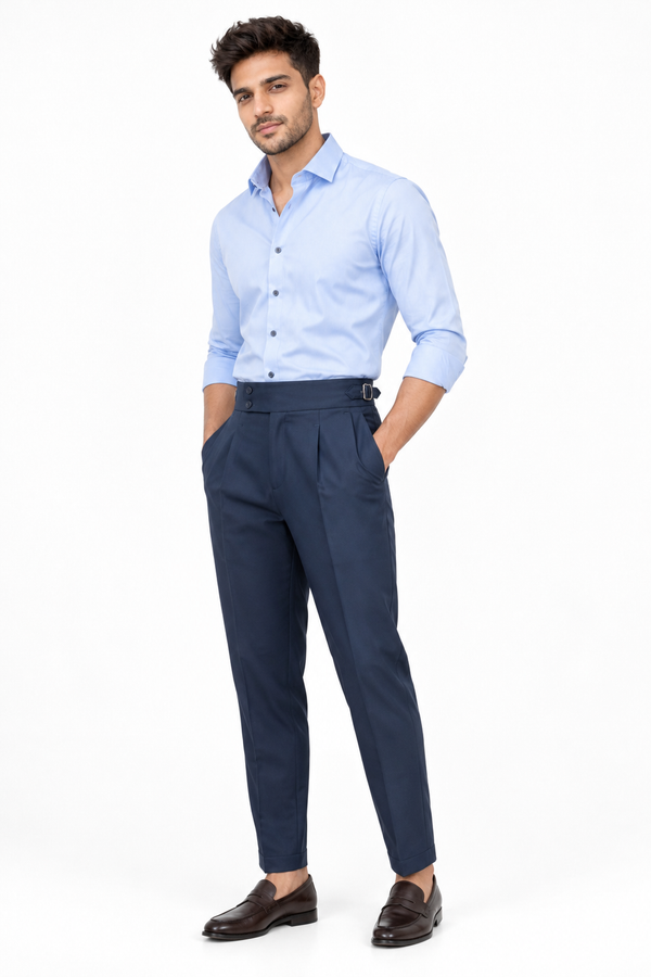 Navy Blue Gurkha Pant
