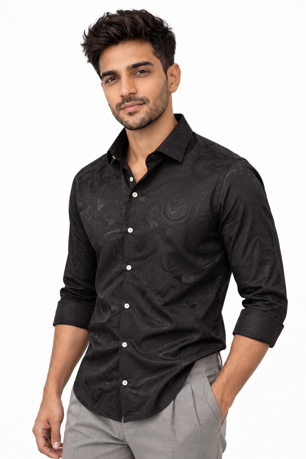 Brown Designer Shirt