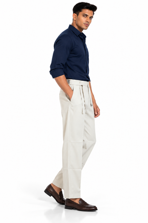 Off White Korean Pant