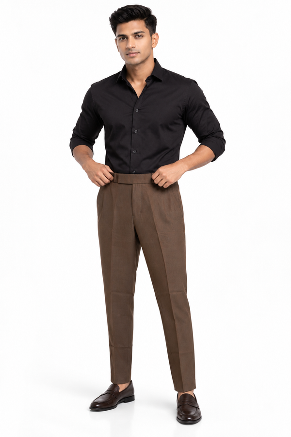 Brown Formal Pant
