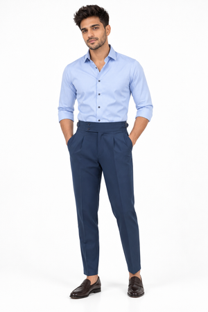 Navy Blue Gurkha Pant