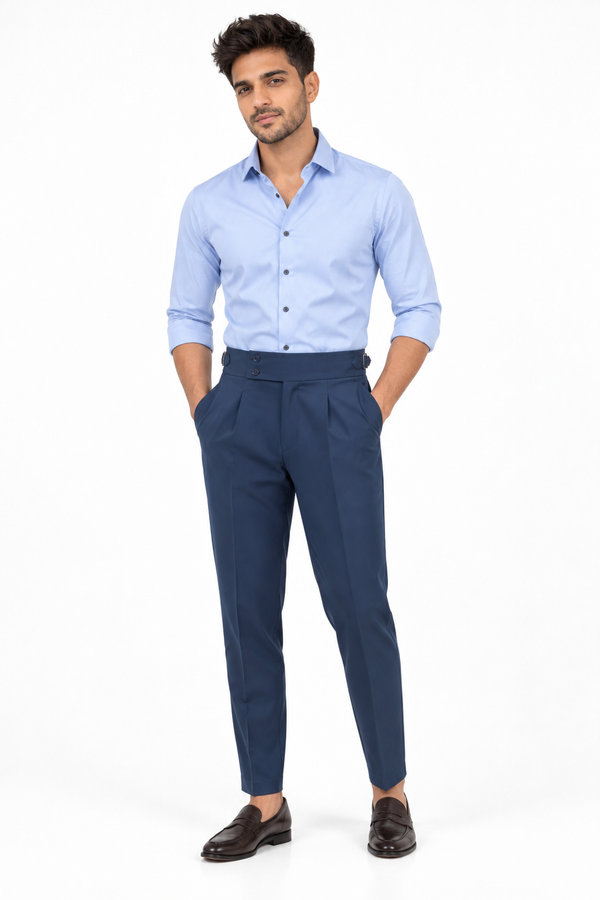 Navy Blue Gurkha Pant