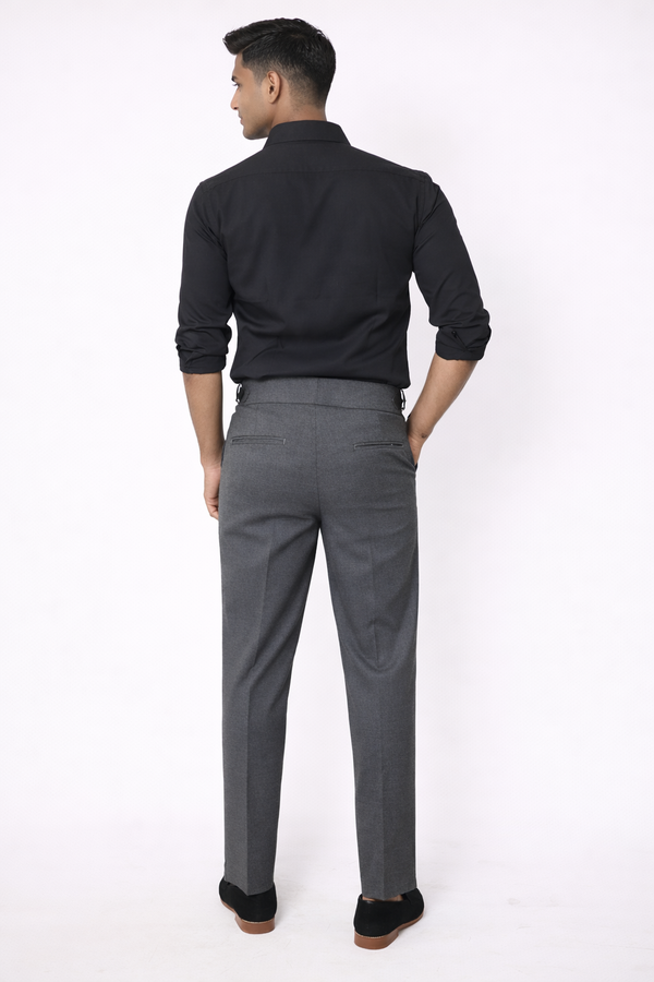 Dark Grey Gurkha Pant