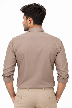 Brown Plain Shirt