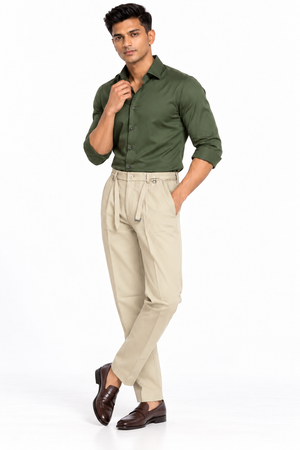 Light Cream Korean Pant