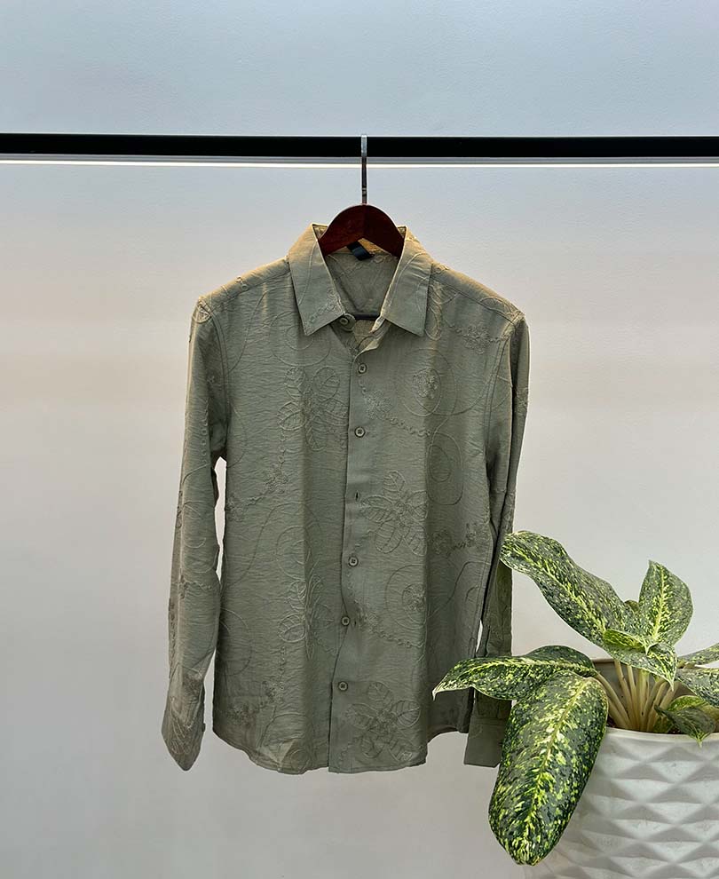 Green clearance designer shirt