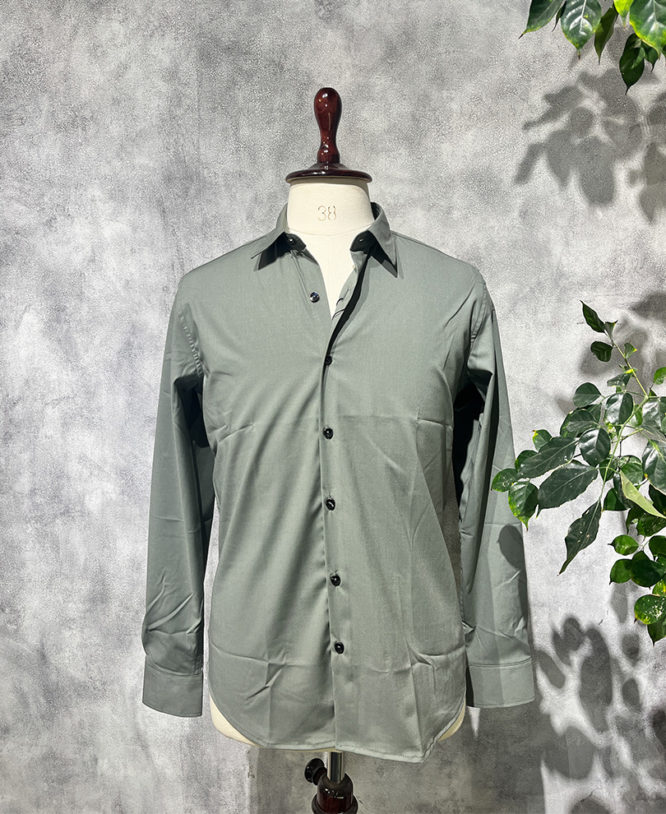 Green Plain Shirt