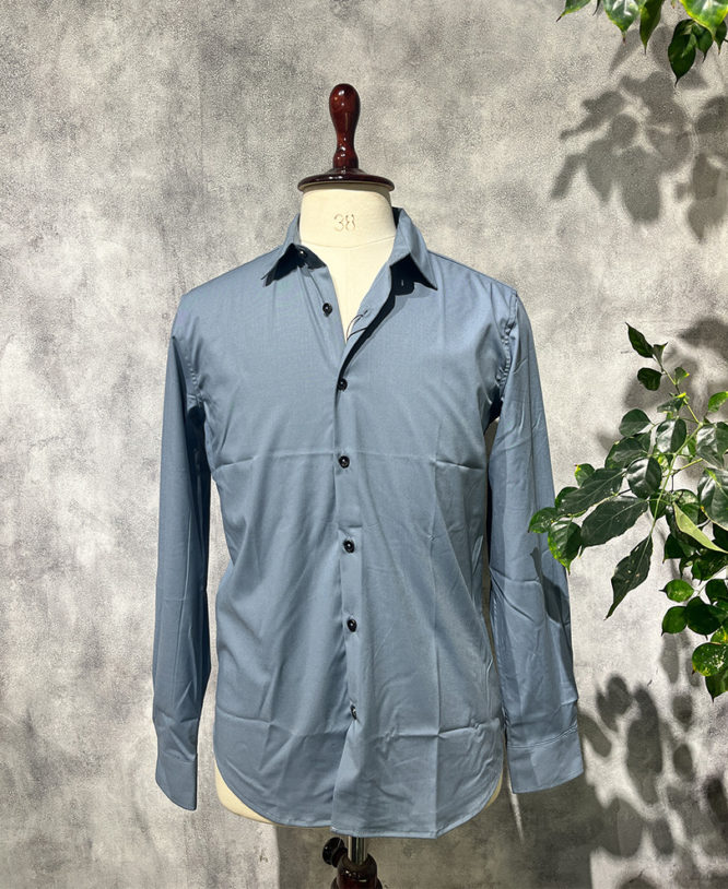 Blue Plain Shirt