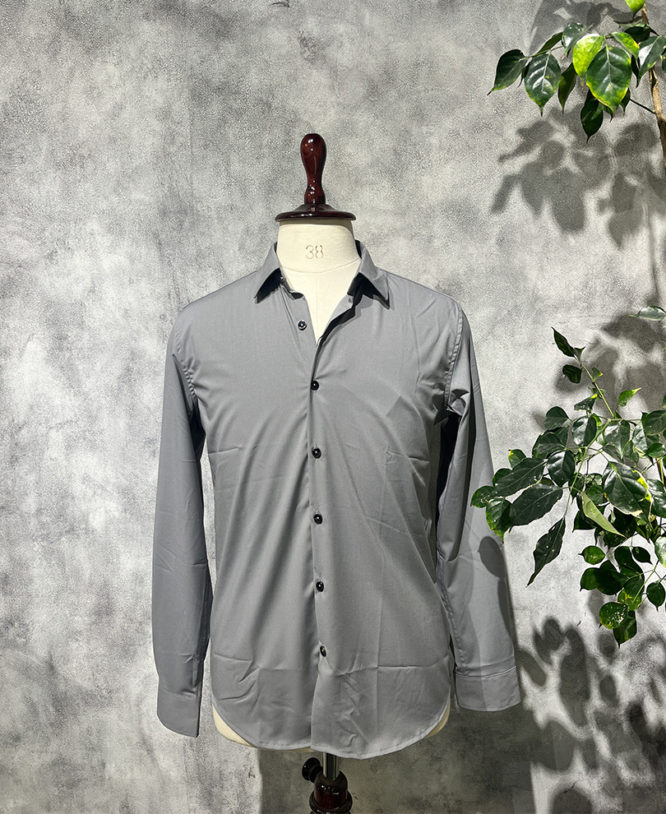 Dark Grey Plain Shirt