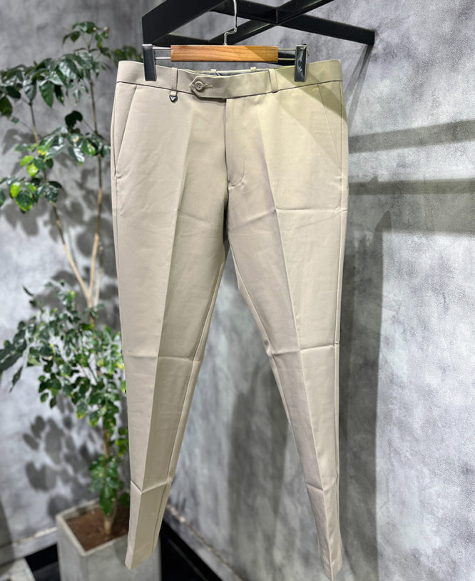 Cream Formal Pant