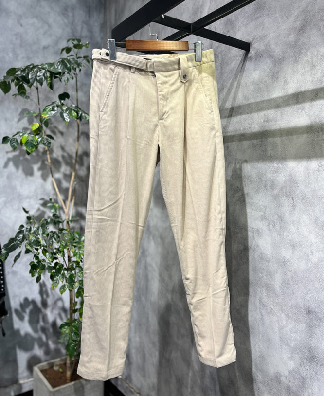 Cream Corduroy Pant