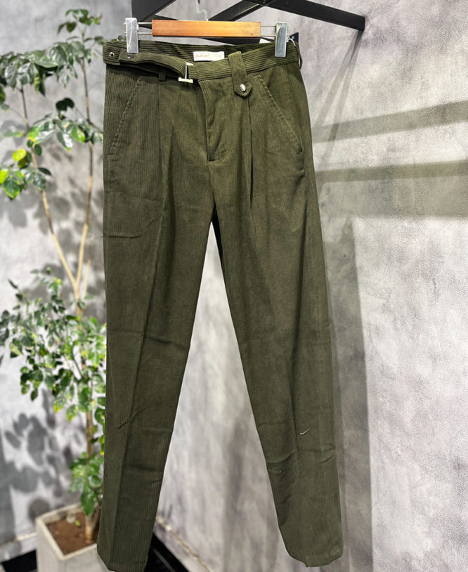 Dark Green Corduroy Pant