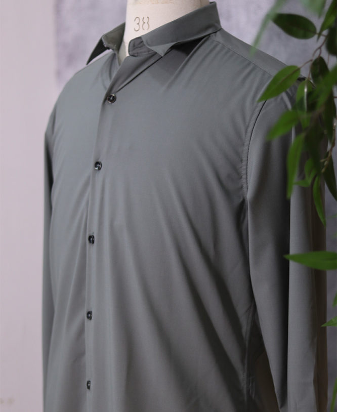 Light Green Plain Shirt - Image 2