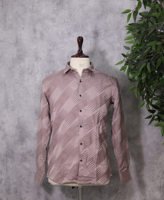 Peach Designer Shirt