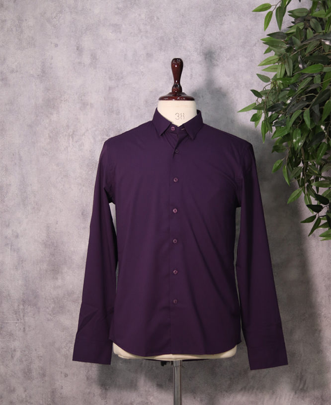 Maroon Plain Shirt